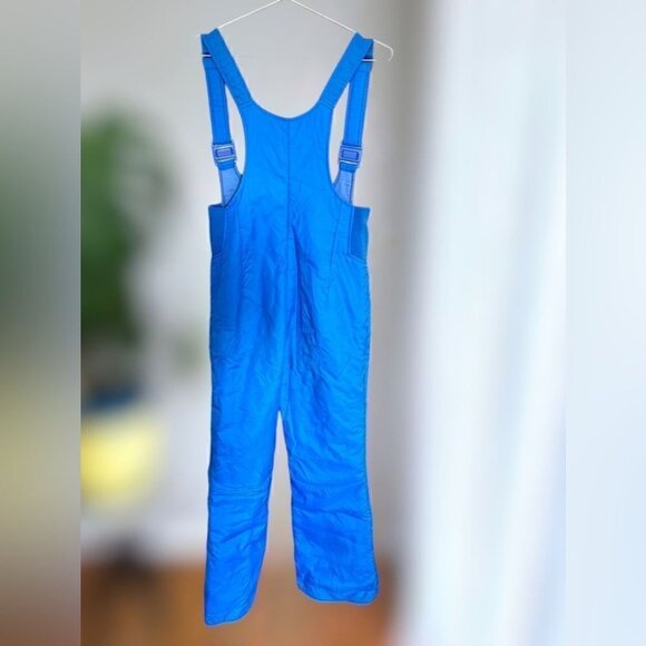 Ossi Skiwear Women’s L Ski Bib Snow Pants Blue Insulated Water Resistant VTG 80s - Picture 3 of 13